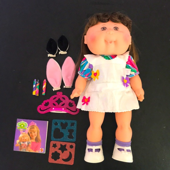 Vintage 90s Cabbage Patch Kids Doll – Paintin’ Faces KidOriginal Toy Collecti